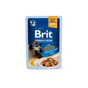 Вологий корм для кішок Brit Premium Delicate Fillets in Gravy Tuna філе в соусі (8595602570577) зображення 1
