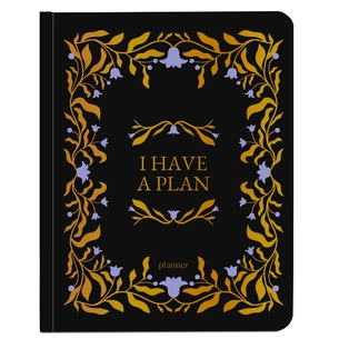 Планер Orner I have a plan, чорний з плетінням (orner-2736) зображення 1