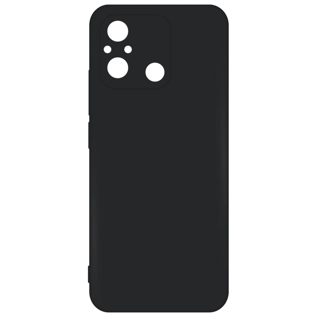 Чохол до мобільного телефона ACCLAB Silicone Case Xiaomi Redmi 12C Black (1283126602405) - зображення 1