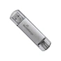 USB флеш накопитель Mediarange 128GB Silver USB 3.0 / Type-C (MR938) - уменьшенное изображение 1