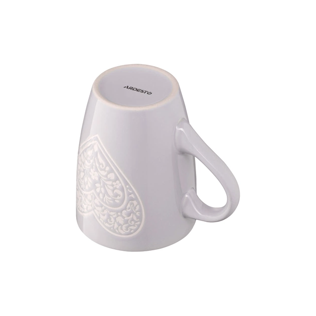 Чашка Ardesto Heart 330 мл Grey (AR3467GR) - picture 6