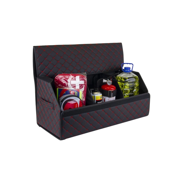 Сумка-органайзер EVAtech ECO L чорна з червоною ниткою (EHECELBRBB) - picture 2