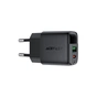 Зарядное устройство Acefast 1xUSB-C + 1xUSB 35W GaN with digital display black (6974316284468) - уменьшенное изображение 4