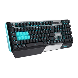 Клавіатура A4Tech Bloody B865 LK Blue Gun Grey зображення 1