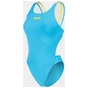Купальник Arena Swimsuit Tech Multi Solid 008054-820 блакитний, жовтий 42 (3468337740124) - зменшене зображення 6