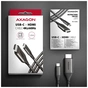 Кабель мультимедійний USB-C to HDMI M 1.8m black AXAGON (RVC-HI2MC) - зменшене зображення 10