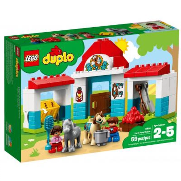 Конструктор LEGO Duplo Town Стайня поні на фермі (10868) - изображение 1