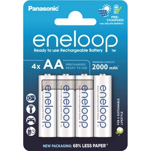 Акумулятор Panasonic AA Eneloop 2000mAh NI-MH * 4 (BK-3MCDE/4CP) зображення 1