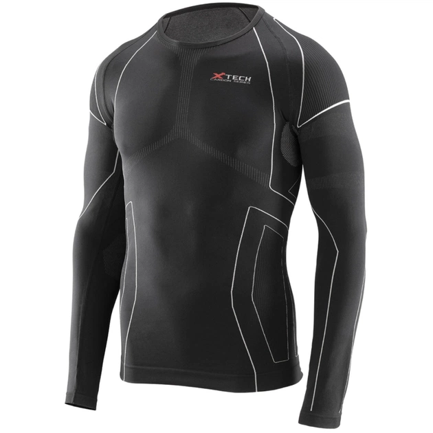 Термокофта X-Tech Maglia Race 3 Munica Lunga giroc Nero L/XL (Maglia_Race3_Giroc_L/XL) - зображення 1