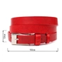 Ремінь Grande Pelle Жіночий з натуральної шкіри Червоний (21445) - зменшене зображення 3