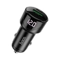 Зарядное устройство HOCO 1xUSB-C PD20W + 1xUSB QC3.0 car adapter Z42 black (6931474742544) - уменьшенное изображение 2