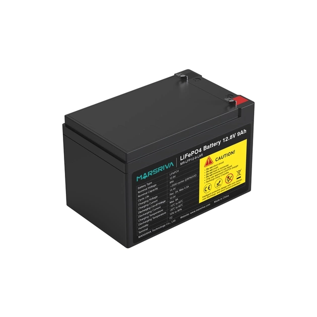 Батарея LiFePo4 Marsriva 12.8V 9Ah (MR-LFP12-9-LAR) - изображение 4