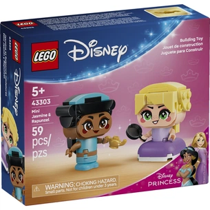 Конструктор LEGO Disney Princess Мініпринцеси Жасмін і Рапунцель (43303) зображення 1