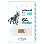 USB флеш накопичувач Wibrand 64GB lynx Gold USB 2.0 (WI2.0/LY64M2G) - зменшене зображення 2