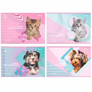 Альбом для малювання Kite Rachael Hale скоба 12 аркушів 4 дизайни (R21-241) зображення 1