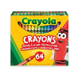Олівці кольорові Crayola воскові, 64 шт (52-6448) зображення 1