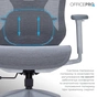Офісне крісло OfficePro Atlas OC630G-DG-DG (OC630-G-DG-DG) - зменшене зображення 10