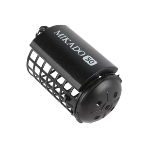 Годівниця Mikado Feeder Round 32х44 мм Bottom 60 г Black (AMKZ-04-60-B) зображення 1