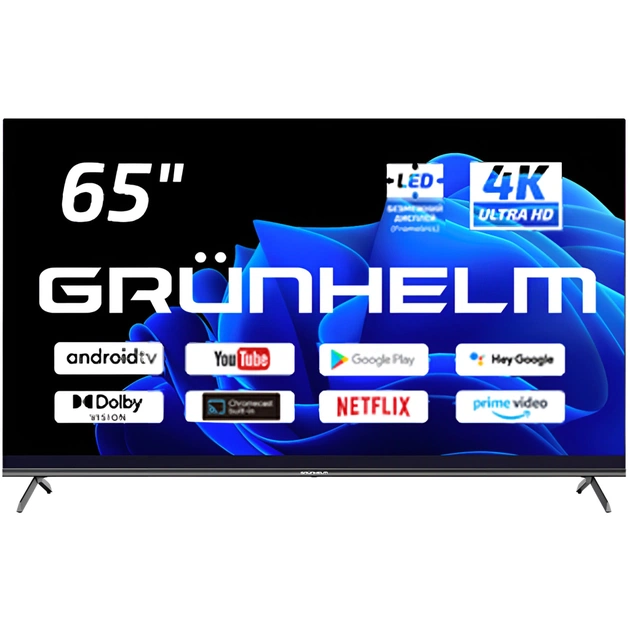 Телевізор Grunhelm Q65U701-GA11V - зображення 1