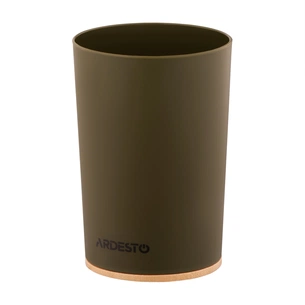 Стакан для ванної кімнати Ardesto Minimalism Темно-зелений (ARHB3105OB) изображение 1