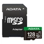 Карта пам'яті ADATA 128GB microSD class 10 UHS-I U3 V30 A2 Speed Plus (UD128GUI3V30A2SP-RA1) - зменшене зображення 1