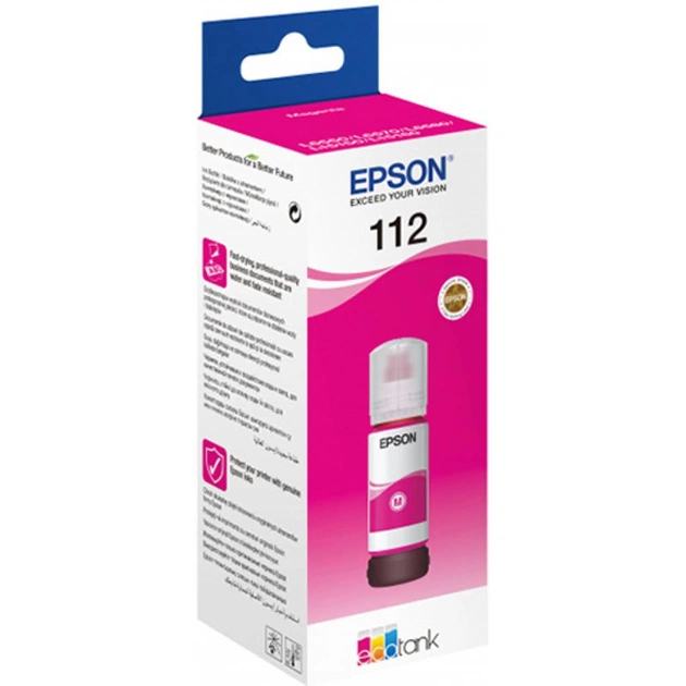 Контейнер з чорнилом Epson 112 EcoTank Pigment Magent ink (C13T06C34A) - зображення 1