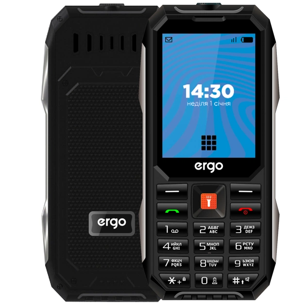 Мобільний телефон Ergo E283 Black - зображення 1