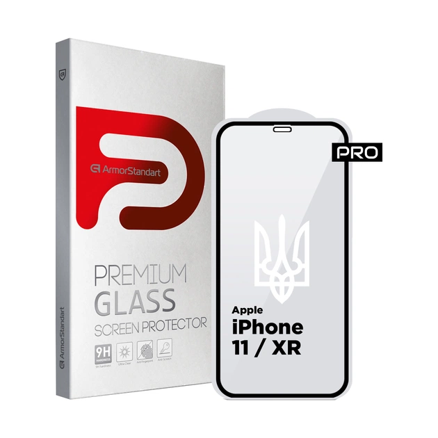 Стекло защитное Armorstandart Pro 3D LE Apple iPhone 11 / XR Black (ARM65653) - изображение 1