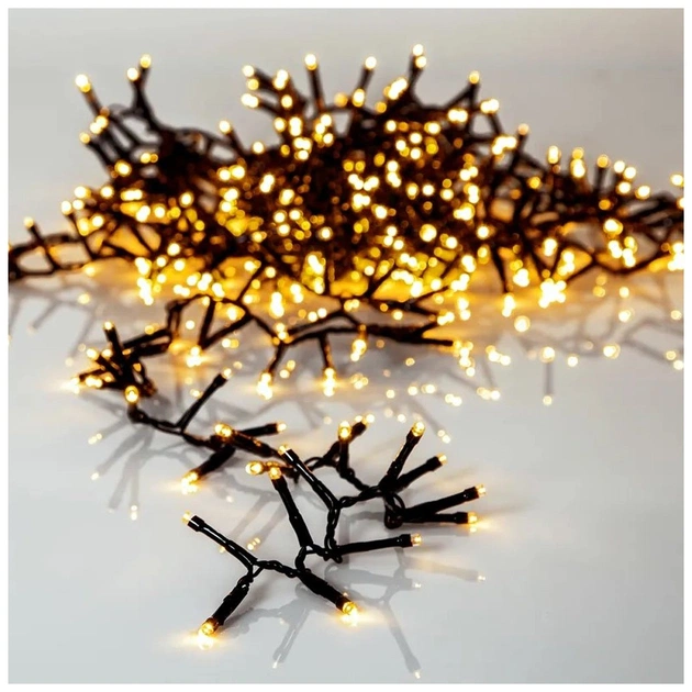 Гірлянда ColorWay Мішура LED 320 10 м 8 функцій теплий колір USB (CW-G-320L10U) - picture 4