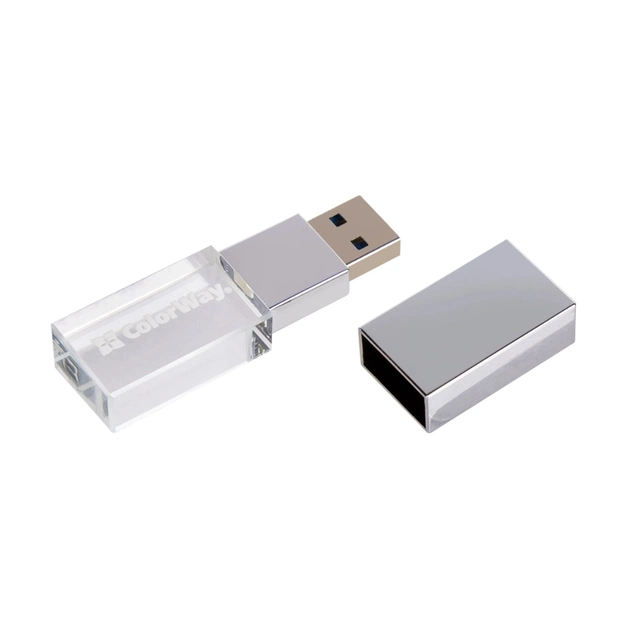 USB флеш накопичувач ColorWay 64GB ColorWay Crystal USB 3.0 (CW-USBCL64) - picture 6