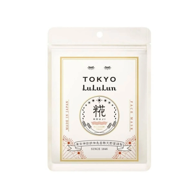 Маска для лица Lululun Face Mask Tokyo Kouji Питательная С экстрактом саке и кодзи 7 шт. (4582305067118) - изображение 1