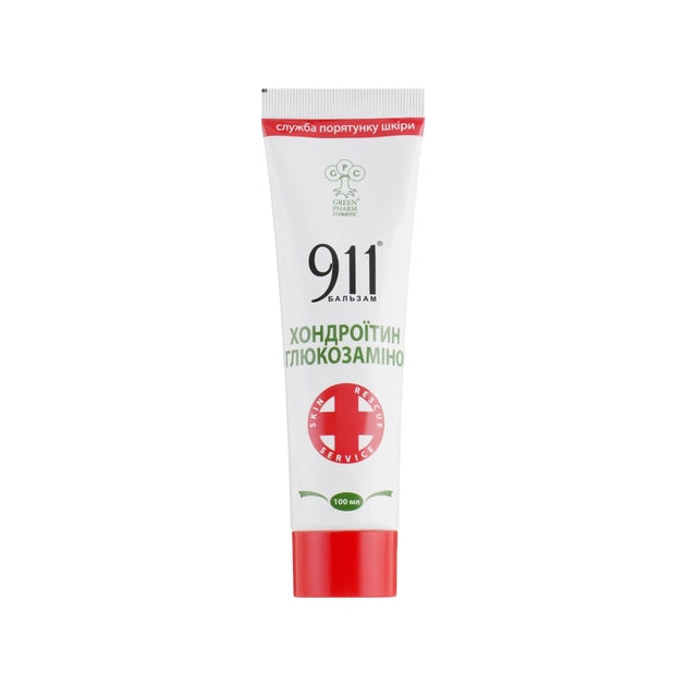 Бальзам для тіла Green Pharm Cosmetic 911 Хондроїтин з глюкозаміном 100 мл (4820182112584) - изображение 1