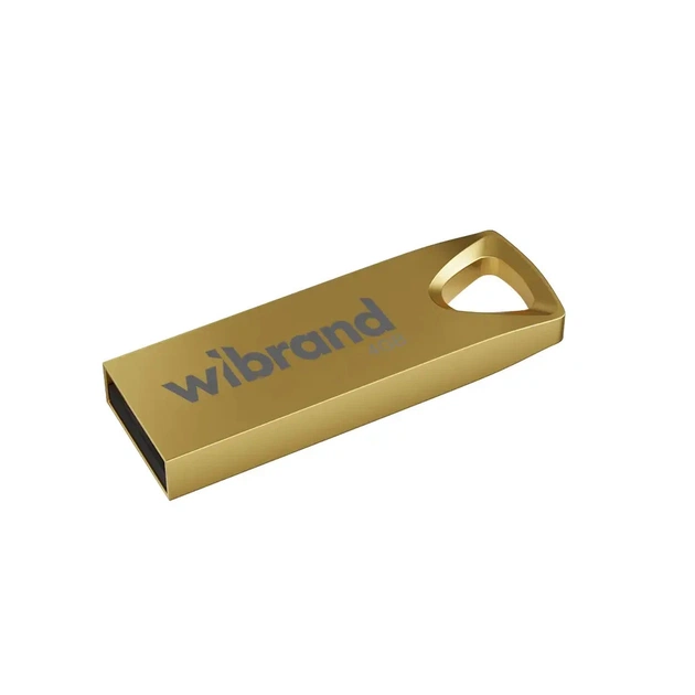 USB флеш накопичувач Wibrand 4GB Taipan Gold USB 2.0 (WI2.0/TA4U2G) - зображення 1