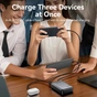 Батарея універсальна Vention 20000 mAh 45W Mini with Built-in USB-C Cable Gray (FHGH0) - зменшене зображення 7
