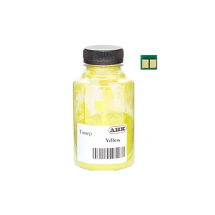 Тонер HP CLJ Pro 3203/3303, W2222A, chip, 40г Yellow AHK (50000774) зображення 1