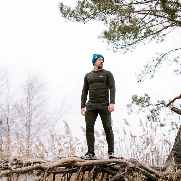 Комплект термобілизни Tribe Microfleece оливковий XL (T-KA-0015-olive-XL) - зображення 10
