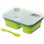 Набір туристичного посуду Tramp 2 відсіки силіконовий 900ml olive (UTRC-090-olive) - зменшене зображення 2