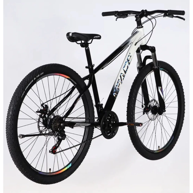 Велосипед Space 29" MARS DD FR рама-16" ST 2026 чорний з білим (OPS-SP-29-154) - picture 3