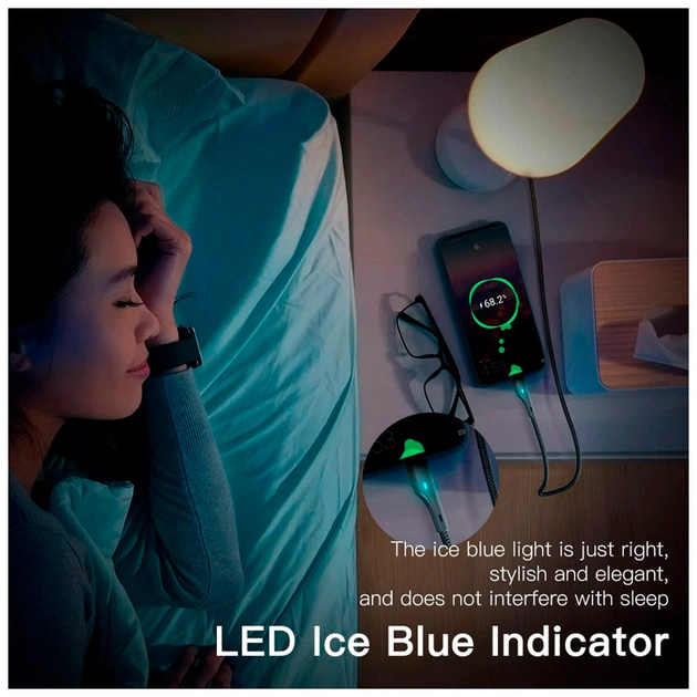 Дата кабель USB 2.0 AM to Lightning 3.0m 2.4A black Essager (EXCL-LSC01) - зображення 8