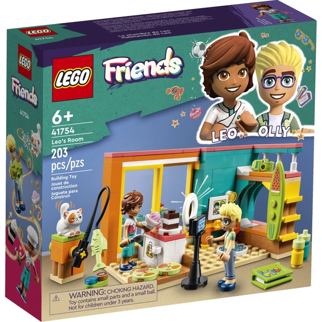 Конструктор LEGO Friends Кімната Лео 203 деталей (41754) - зображення 1