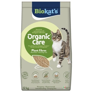 Наполнитель для туалета Biokat's Organic Care растительное 30 л/12 кг (4002064617435) изображение 1