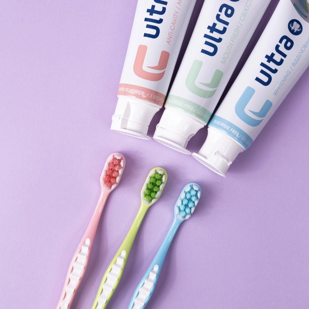 Зубна щітка Fesco Expert Clean Extra Soft Жовта 1 шт. + Зелена 1 шт. (4820204702328) - picture 4