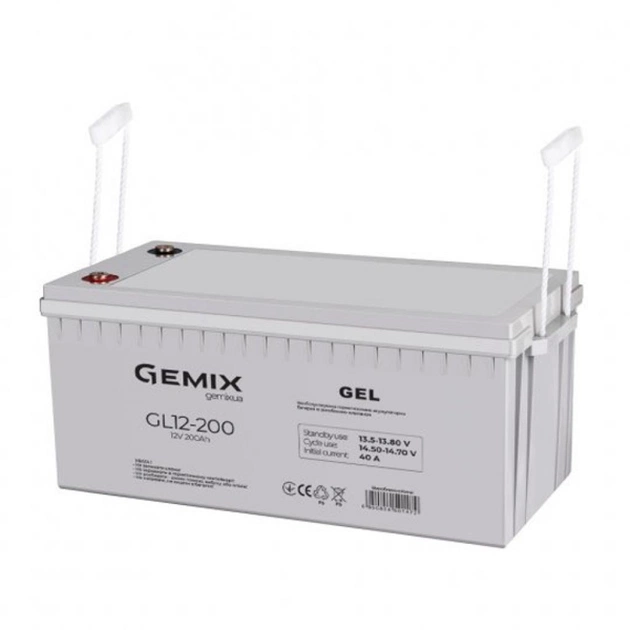 Батарея до ДБЖ Gemix GL 12В 200Ач (GL12-200) - picture 2