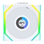 Кулер для корпуса Lian Li UNI Fan SL WIRELESS LCD 120-1, White (G99.12SLLCD1W1W.00) - уменьшенное изображение 1
