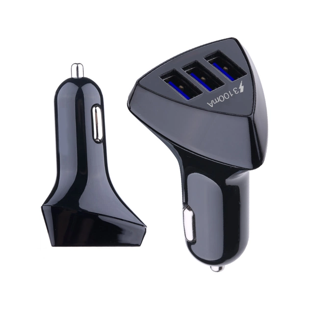 Зарядний пристрій XoKo CC-300 3 USB 4.2A Black (CC-300-BK) - изображение 1