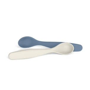 Набір дитячого посуду Suavinex Go natural, ложок, сіро-блакитний, 2 шт. (308048) picture 1