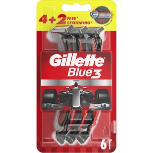 Бритва Gillette Blue 3 6 шт. (7702018516759/7702018362585) изображение 1