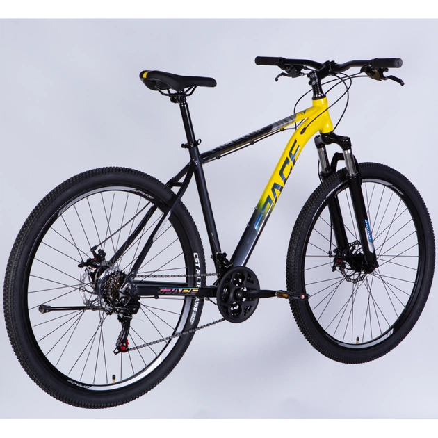 Велосипед Space 29" PHAETON DD FR рама-20" AL 2026 сіро-жовтий (OPS-SP-29-192) - изображение 3