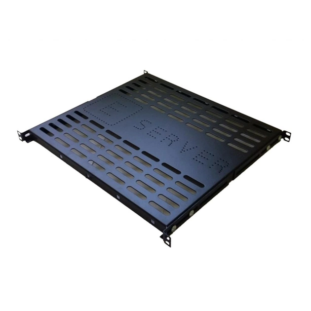 Полка 19" Eserver 1U, глуб. 400 мм. (PS-1U-400-B) - picture 1