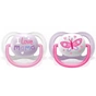 Пустушка Philips AVENT Ultra Air I love… для дівчат 0-6 міс (SCF080/02) - зменшене зображення 1